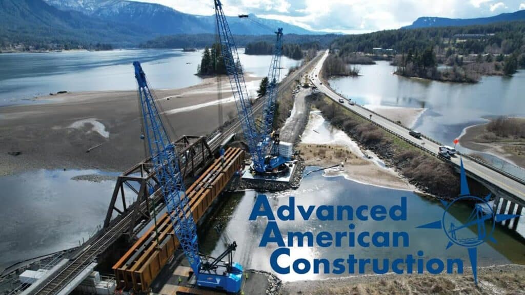AAC Rock Creek Bridge Final Girder Set