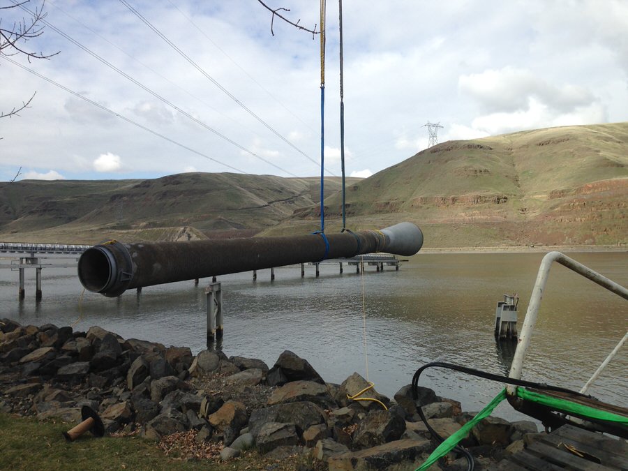 Little Goose Dam JFF Discharge Pipe Repair
