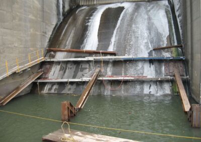 Little Goose Dam Spillway Deflectors