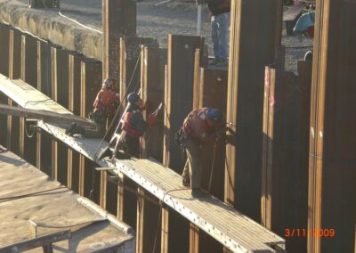 Columbia Business Center East Slip Sheet Pile Bulkhead Wall