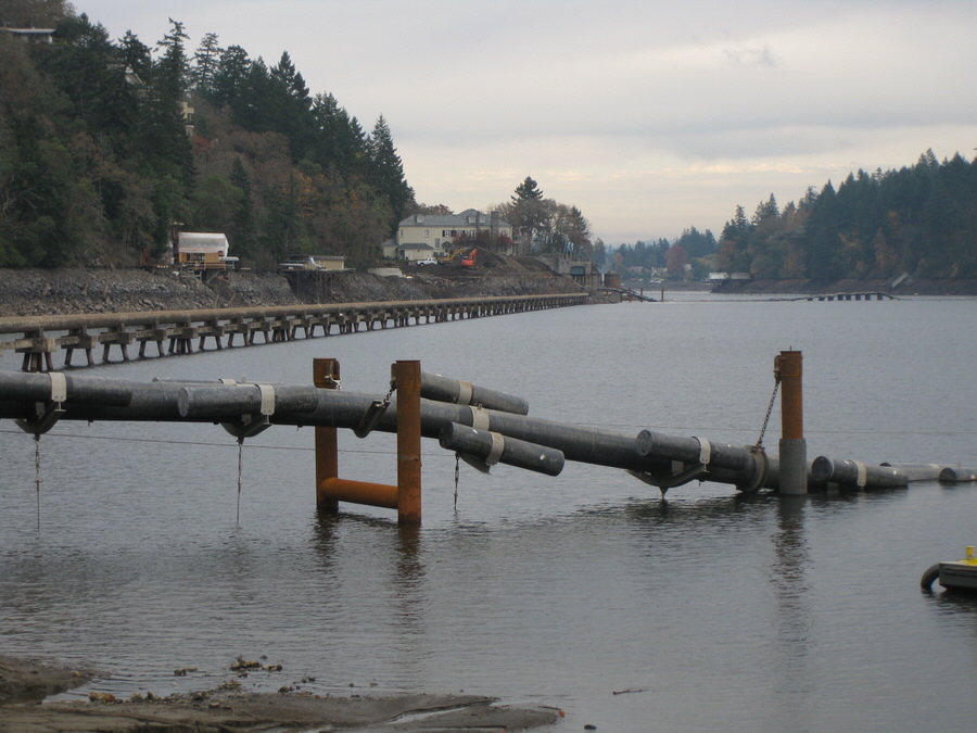 Lake Oswego Interceptor Sewer – Lake Down