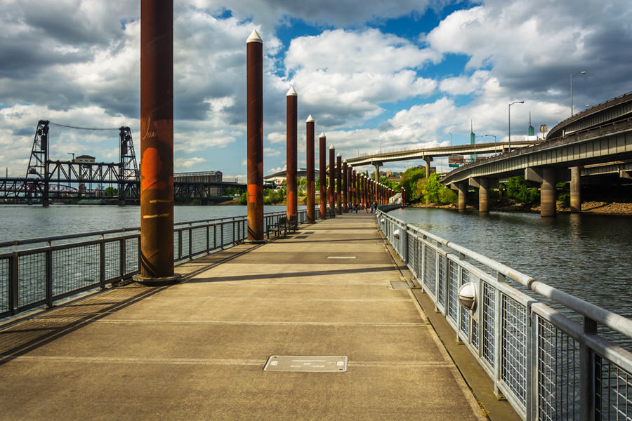 Phase I of the East Bank Esplanade